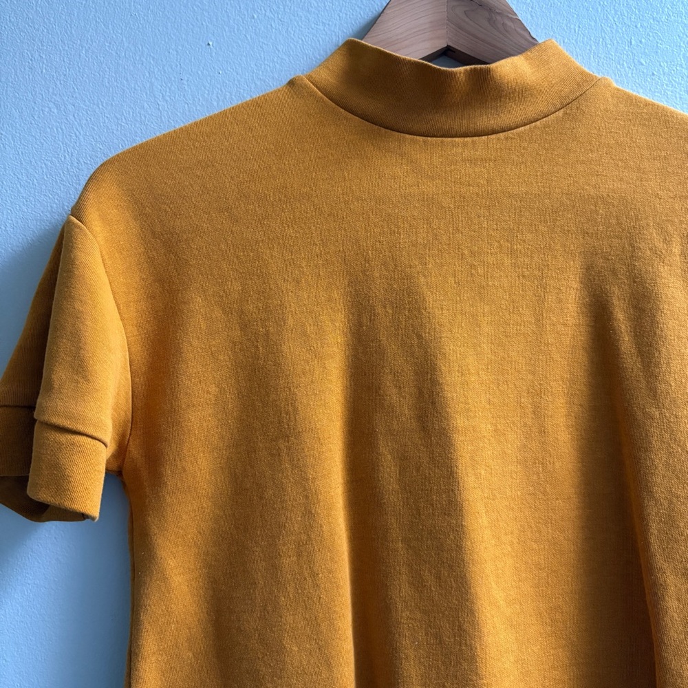 Zara Short Sleeve Turtleneck Top
